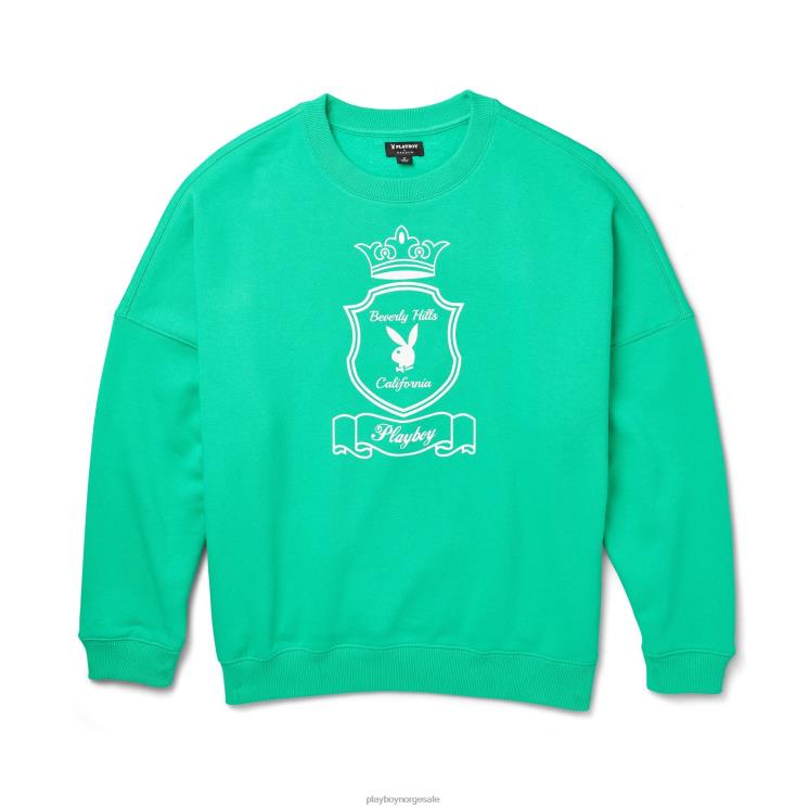 Playboy kristtorn grønn kvinner bunny hills crewneck klær 24X2X1156
