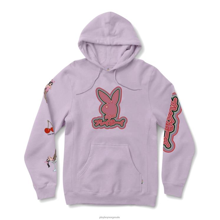 Playboy lavendel menn tokyo club 30 hettegenser klær 24X2X350