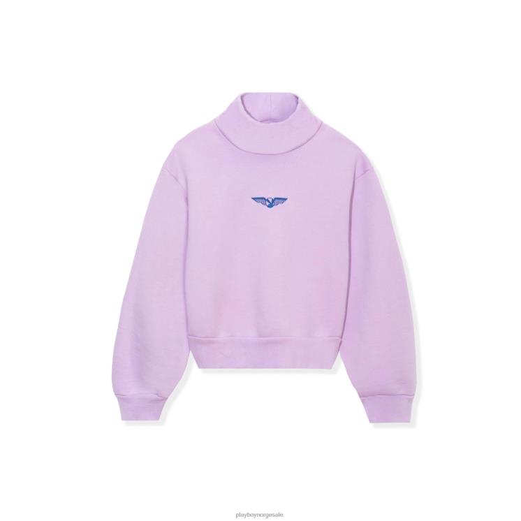 Playboy lilla kvinner Aviation wings høyhalset cropped sweatshirt klær 24X2X1161