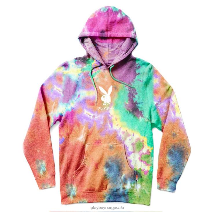 Playboy luftspiral menn tokyo club hettegenser tie-dye klær 24X2X357