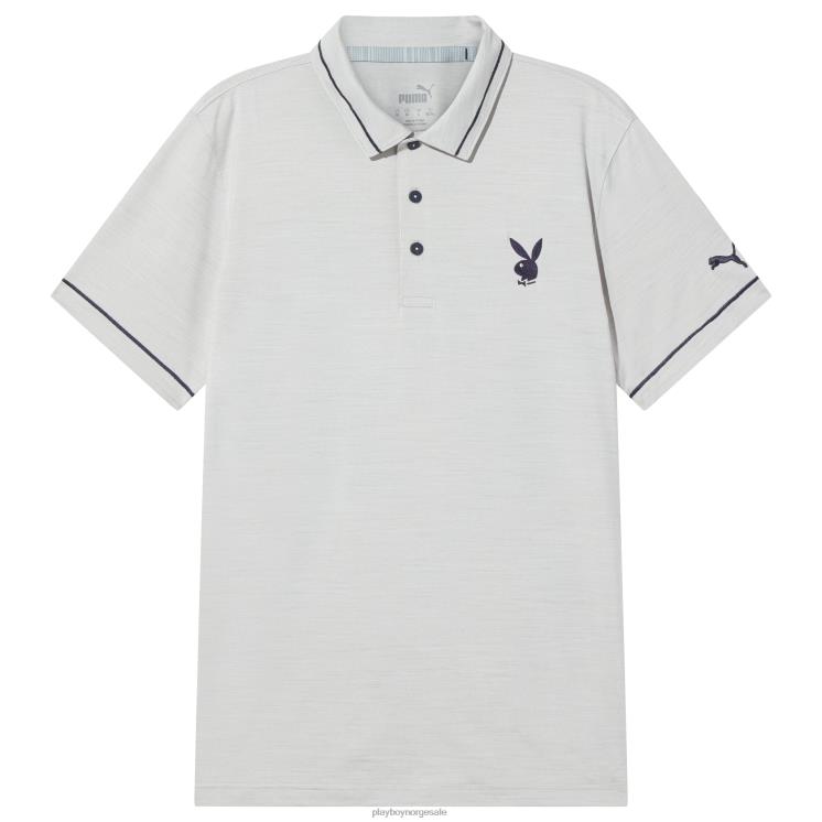 Playboy lysegrå menn puma golf tippet ytelse polo klær 24X2X114