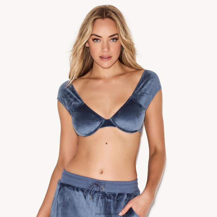 Playboy marinen kvinner velour bøyle cap erme bh klær 24X2X1486