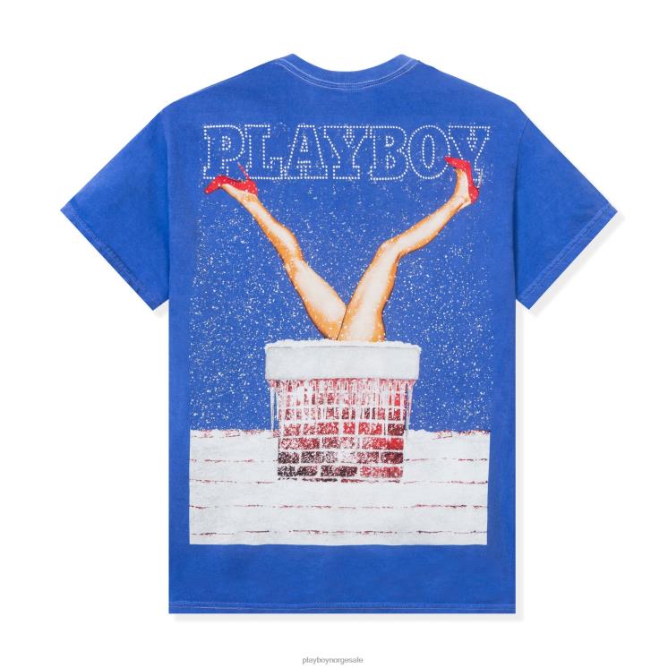 Playboy opprinnelig menn desember 2013 pigmentvasket t-skjorte klær 24X2X175