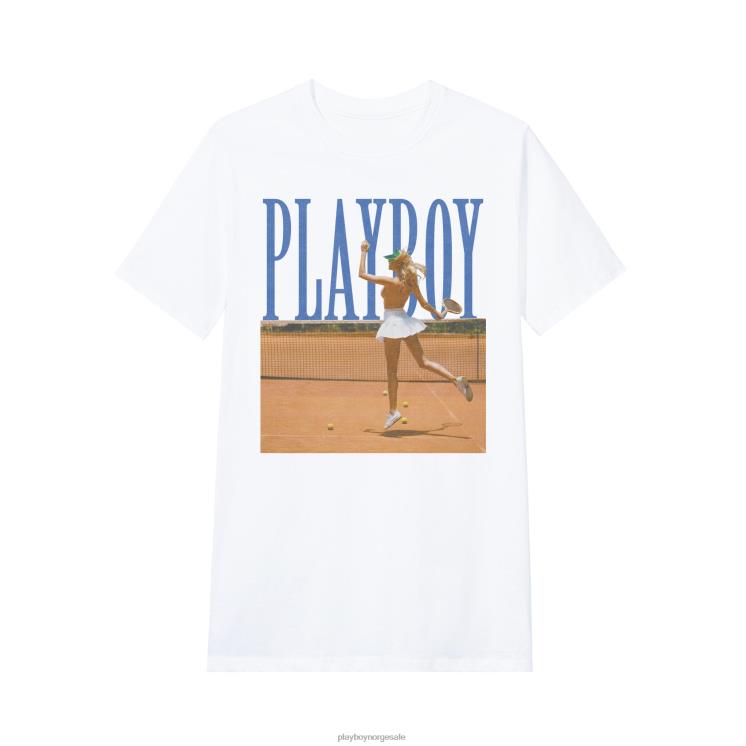 Playboy opprinnelig menn oktober 2018 lekekamerat olga del mar tennis t-skjorte klær 24X2X51