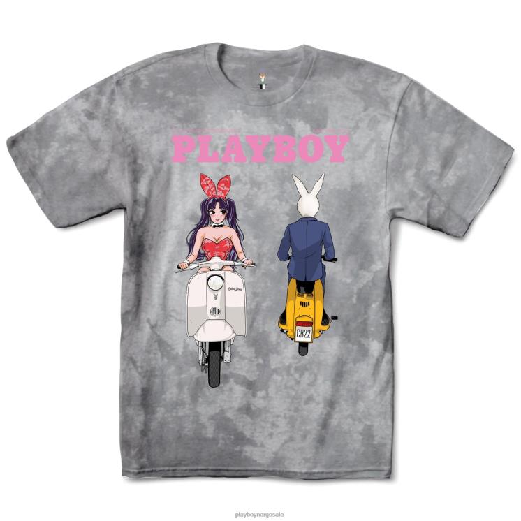 Playboy opprinnelig menn tokyo club scoot t-skjorte tie-dye klær 24X2X104