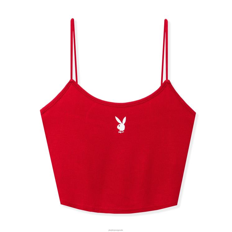 Playboy rød kvinner klassisk cami topp klær 24X2X927