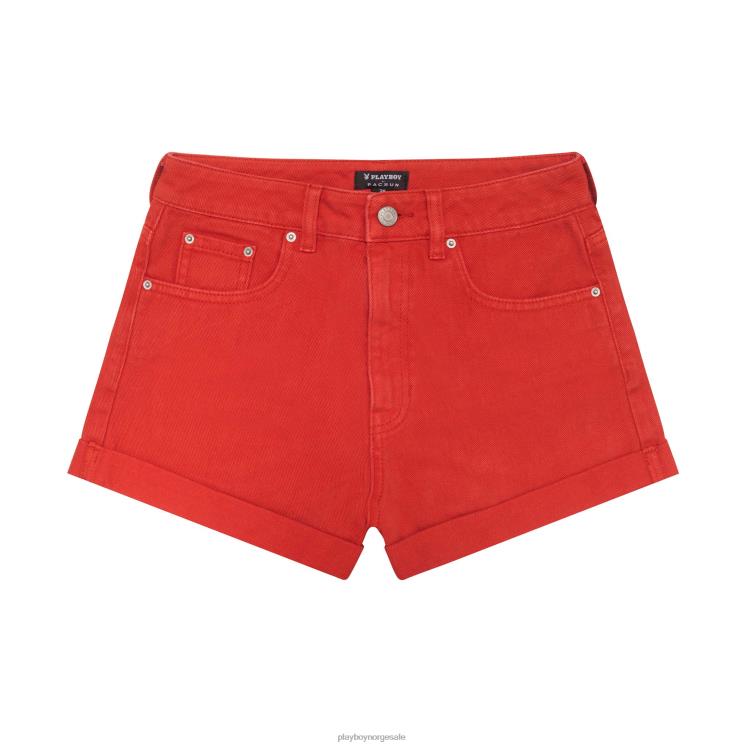 Playboy rød kvinner lyse bunny denimshorts klær 24X2X1337
