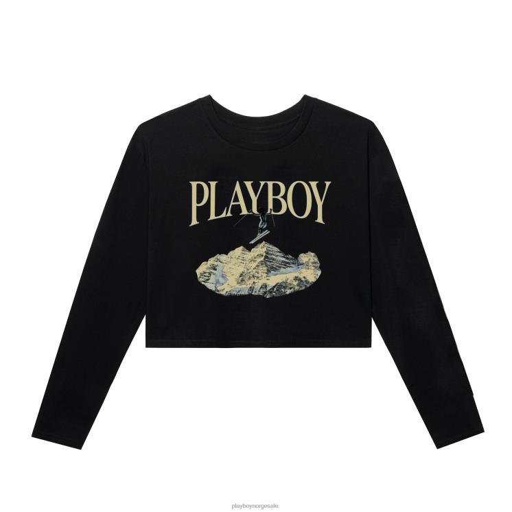Playboy svart kvinner skibeskåret langermet feat Holly Cook fra jenter i vinter 1984 klær 24X2X984