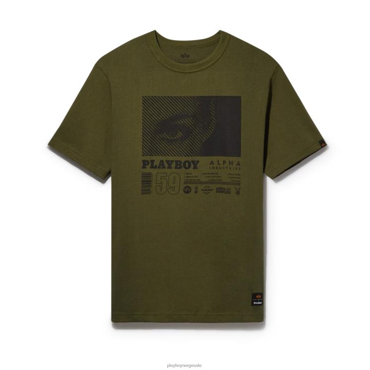 Playboy x Alpha Industries salvie menn verdensturne t-skjorte klær 24X2X172