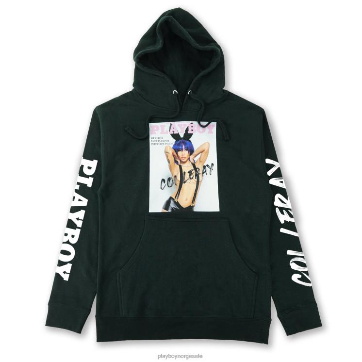 Playboy x Coi Leray svart menn dekke hettegenser klær 24X2X525
