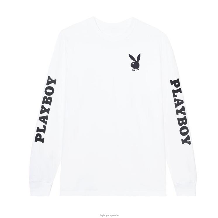 Playboy hvit menn masttopp og kaninhode med lange ermer klær 24X2X242