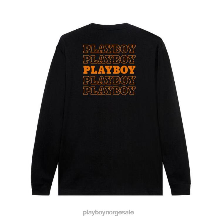 Playboy oransje menn repeterende masthode lang ermet klær 24X2X65