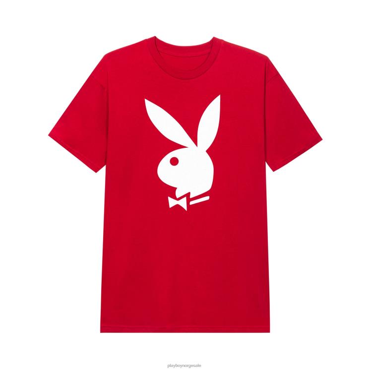 Playboy rød menn klassisk t-skjorte med kaninhode klær 24X2X8