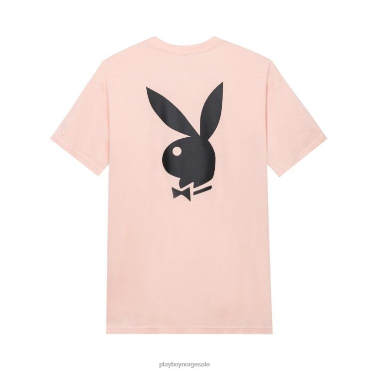 Playboy rosa menn t-skjorte med logo med kaninhode klær 24X2X53