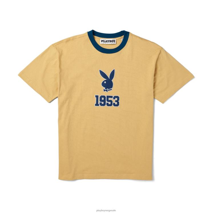 Playboy sennep menn 1953 kortermet t-skjorte klær 24X2X292