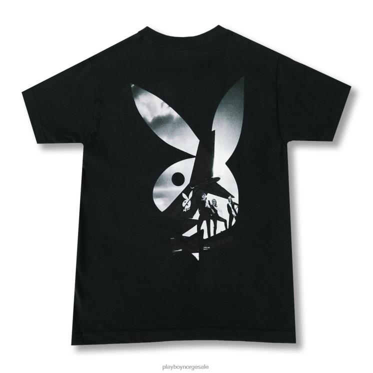 Playboy svart menn dc9 t-skjorte klær 24X2X29