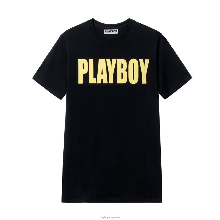 Playboy svart menn effekt t-skjorte klær 24X2X299