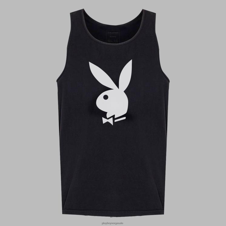 Playboy svart menn tank topp ved bassenget klær 24X2X278