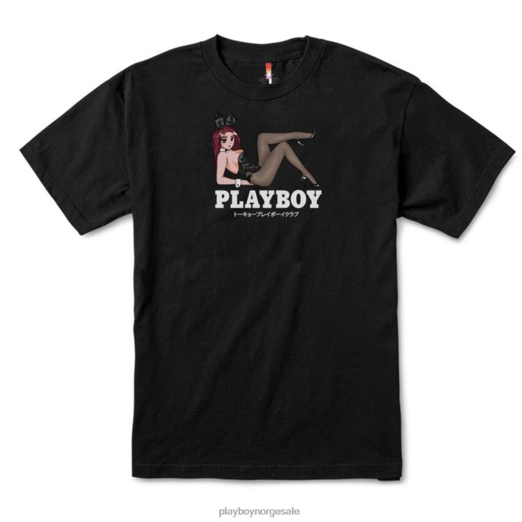 Playboy svart menn tokyo club åpen sent t-skjorte klær 24X2X116