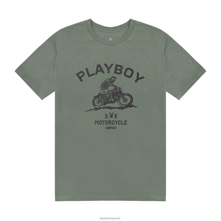 Playboy sypress menn motorsykkel firma t-skjorte klær 24X2X282