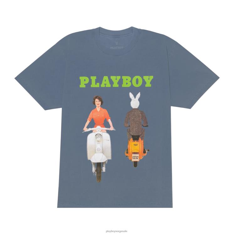 Playboy vasket blå menn juni 1959 dekk-t-skjorte klær 24X2X245
