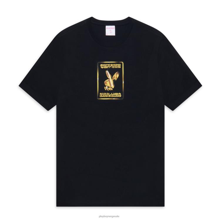 Playboy x OVO svart menn kasino t-skjorte klær 24X2X143