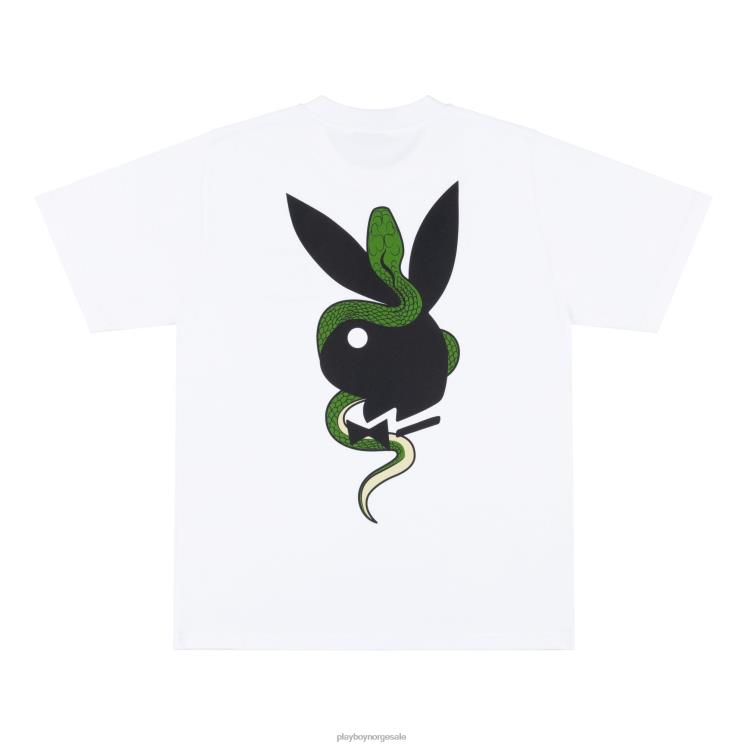 Playboy x The Great Frog hvit menn T skjorte klær 24X2X195